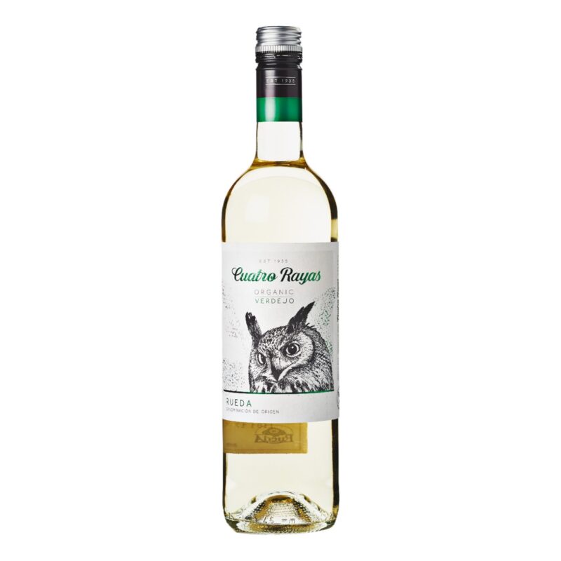 Cuatro Rayas Verdejo Organic Rueda Spanje Bio - Vegan, wijnkeuze-online.nl