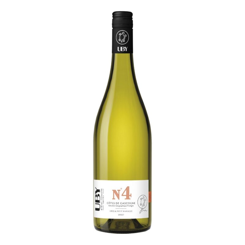 Domaine Uby nr. 4 Sweet Gros Petit Manseng Côtes de Gascogne Frankrijk, wijnkeuze-online.nl