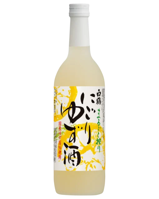 Hakutsuru Sake Yuzu rijstwijn fles 72 cl.