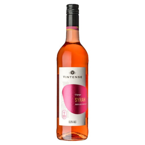 Vintense syrah rosé alcoholvrij, wijnkeuze-online.nl