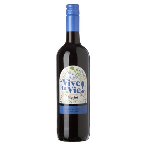 Vive la Vie Merlot Frankrijk Alcoholvrij, wijnkeuze-online.nl