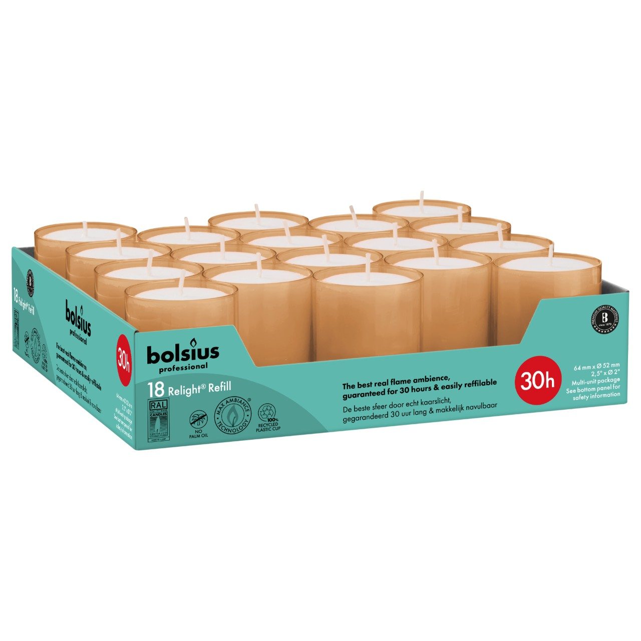 Relight® Refill Refills Roze Tray 18 stuks